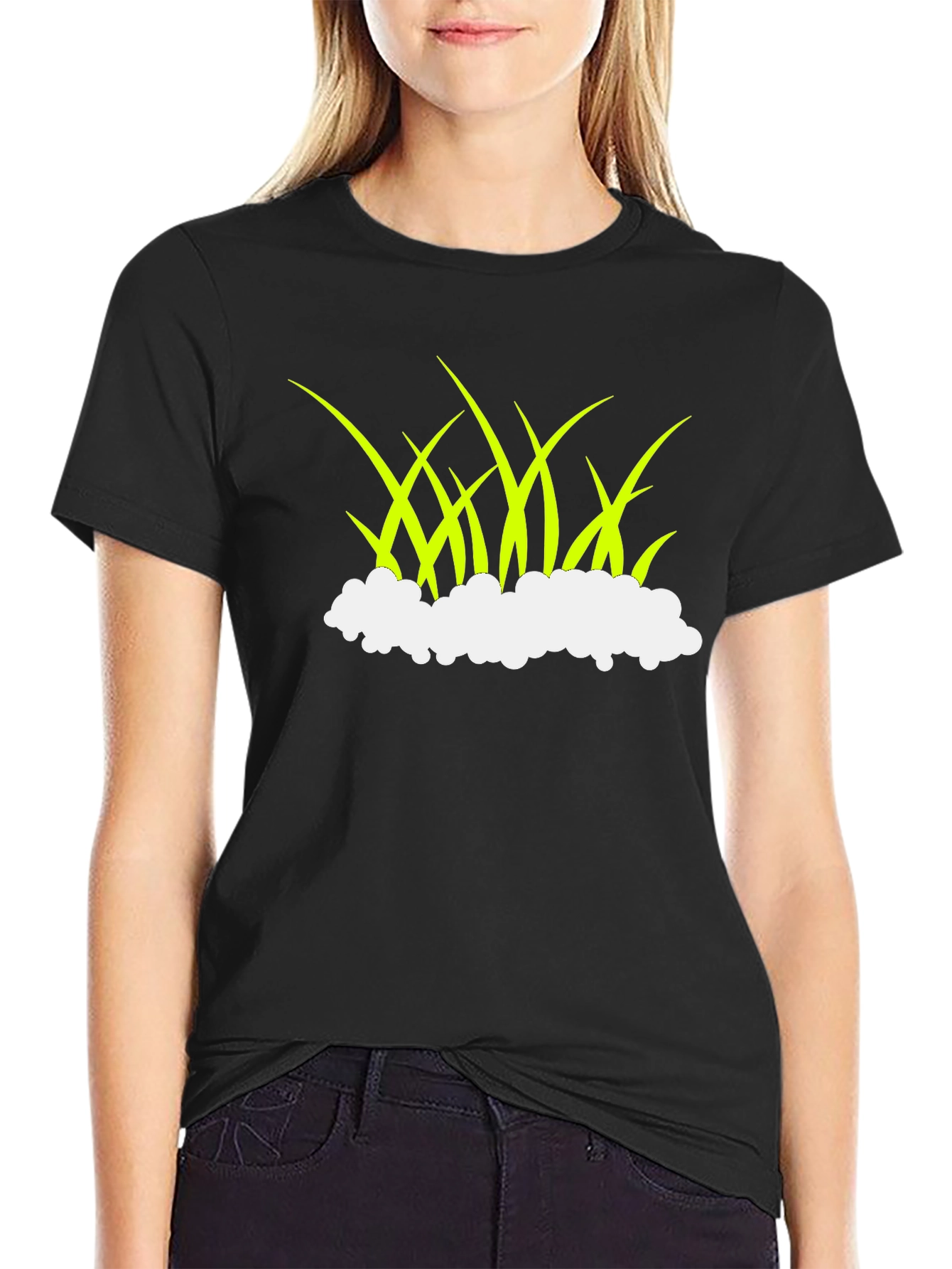 Lawn Graphic Tee - Unique Grass Design T-Shirt