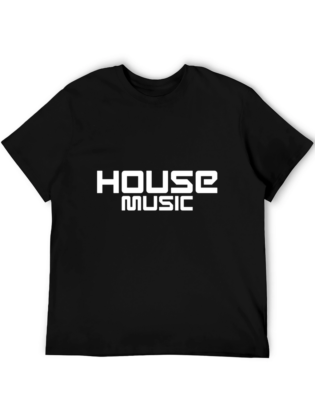 House Music T-Shirt - Black Graphic Tee