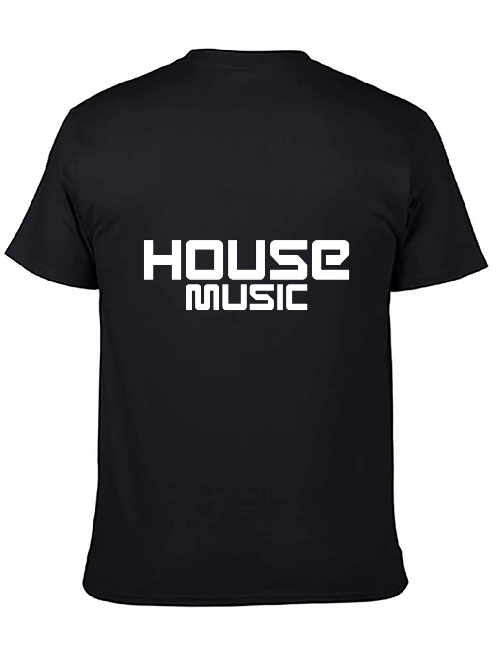 House Music T-Shirt - Black Graphic Tee