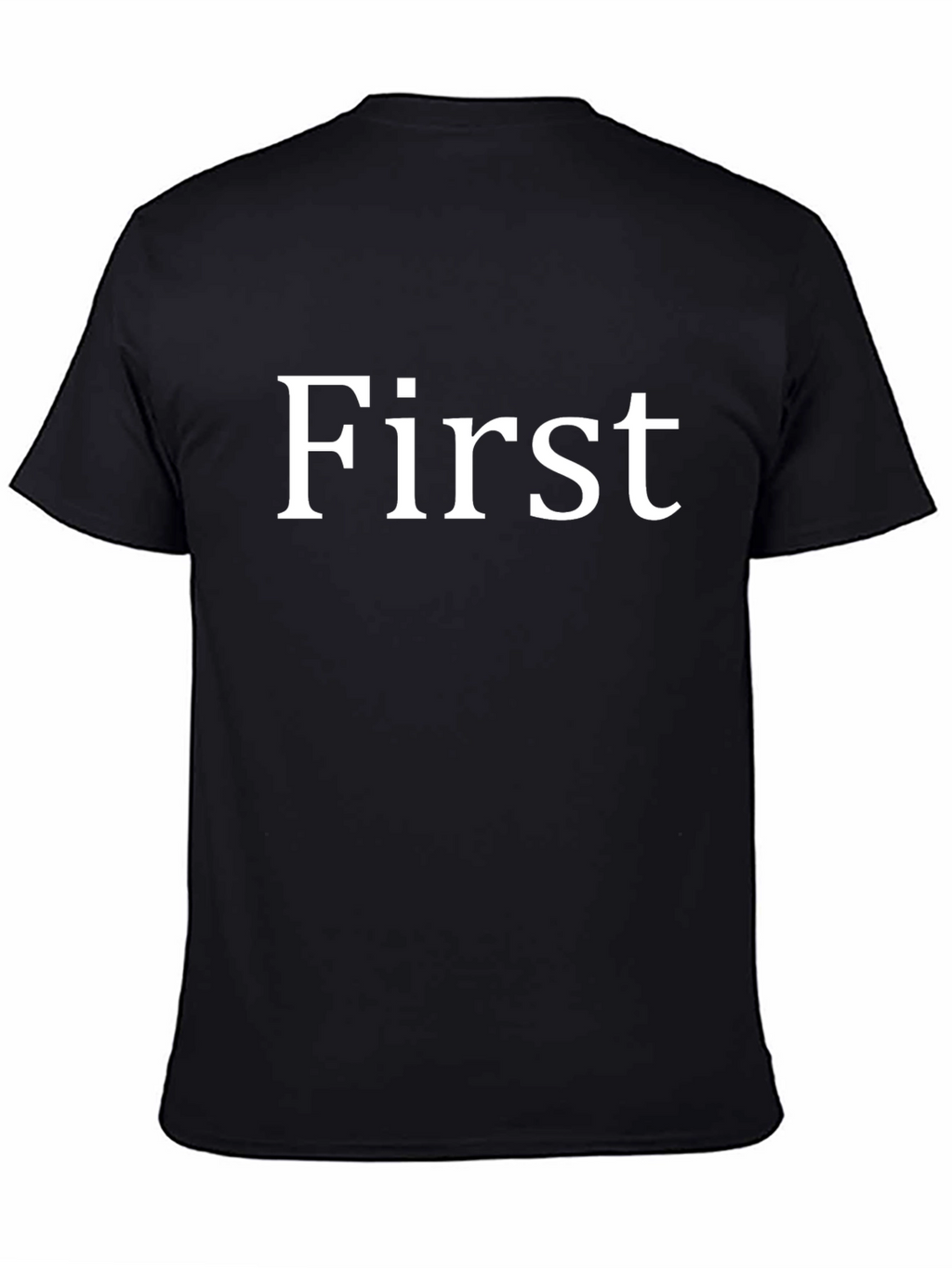 First T-Shirt - Classic Black Tee