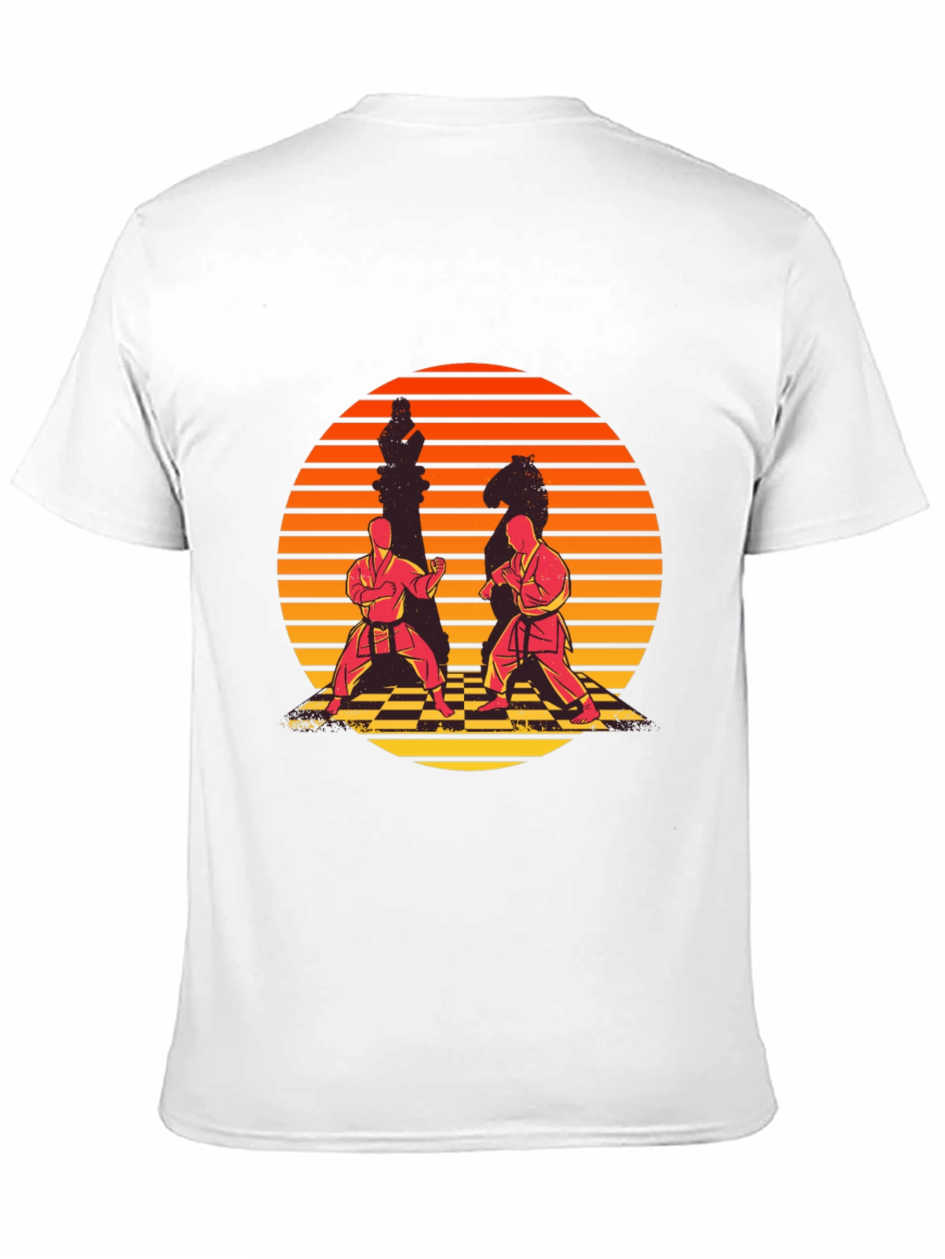Chess Karate Sunset T-Shirt