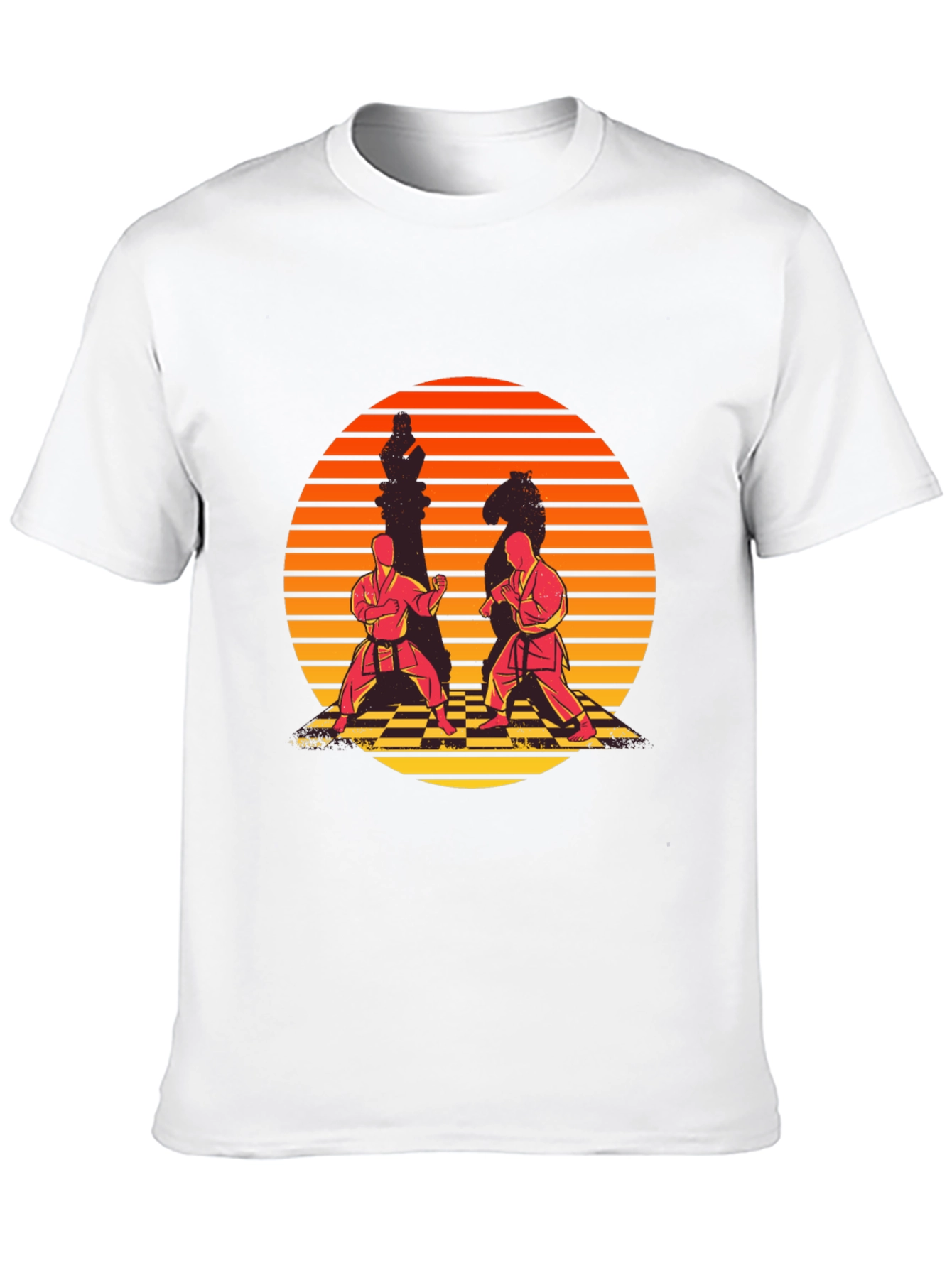 Chess Karate Sunset T-Shirt