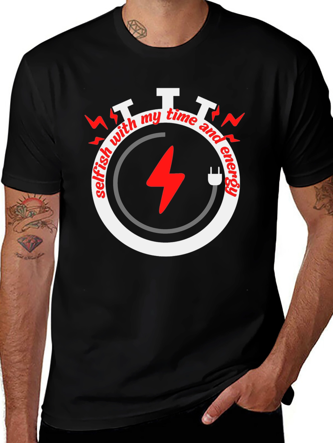 Selfish Time & Energy Graphic Tee