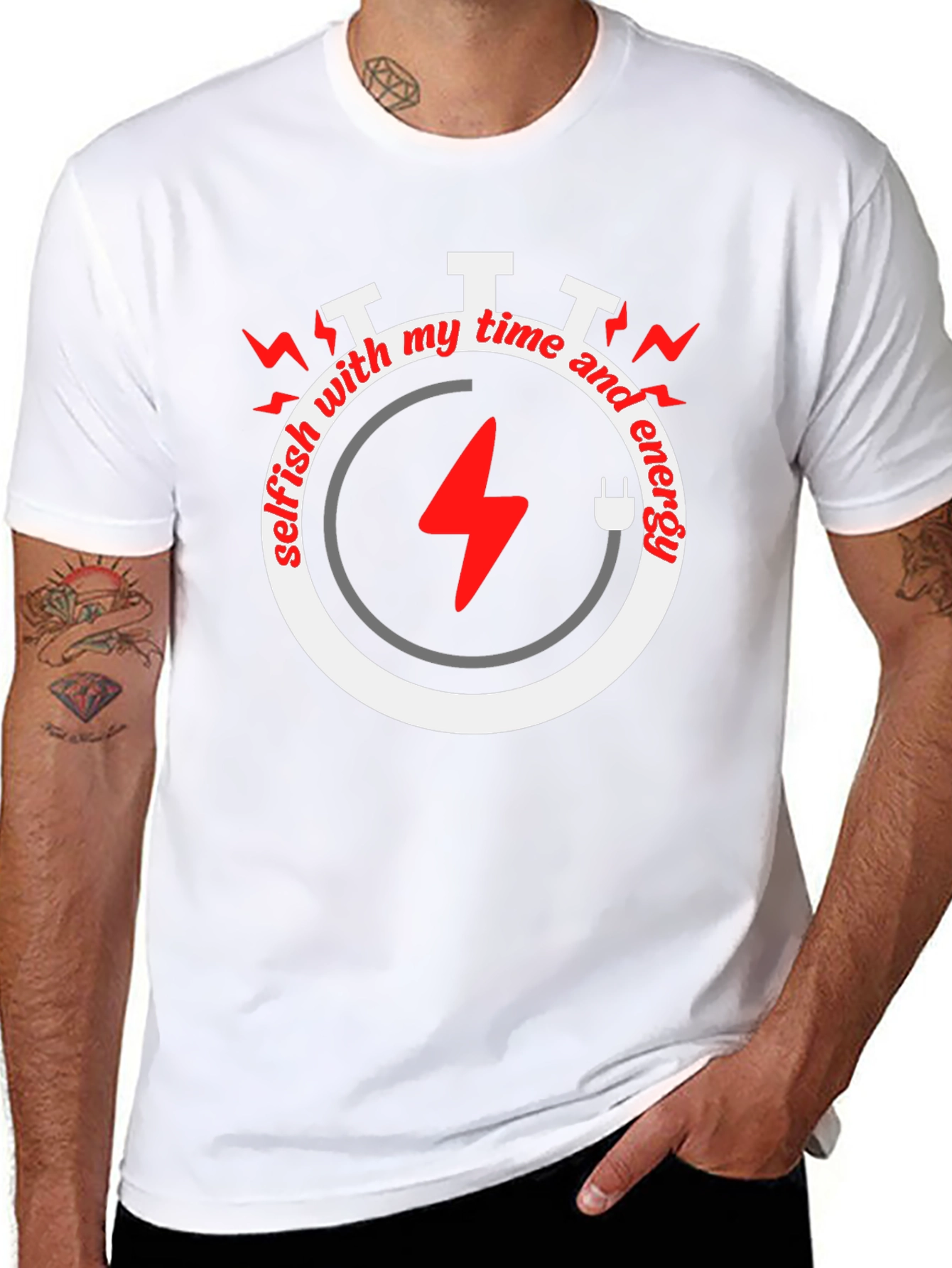 Selfish Time & Energy Graphic Tee
