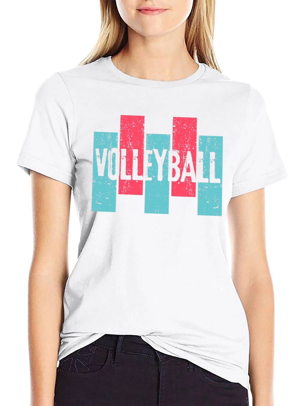 Volleyball Graphic T-Shirt - Mens Casual Tee