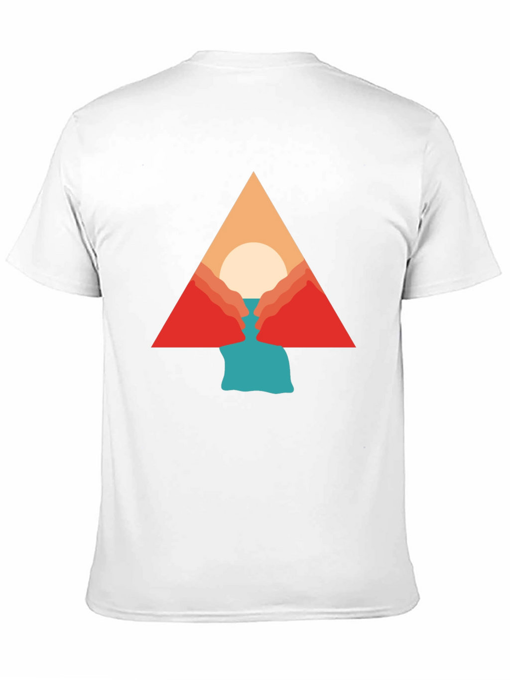 Geometric Mountain Graphic Tee