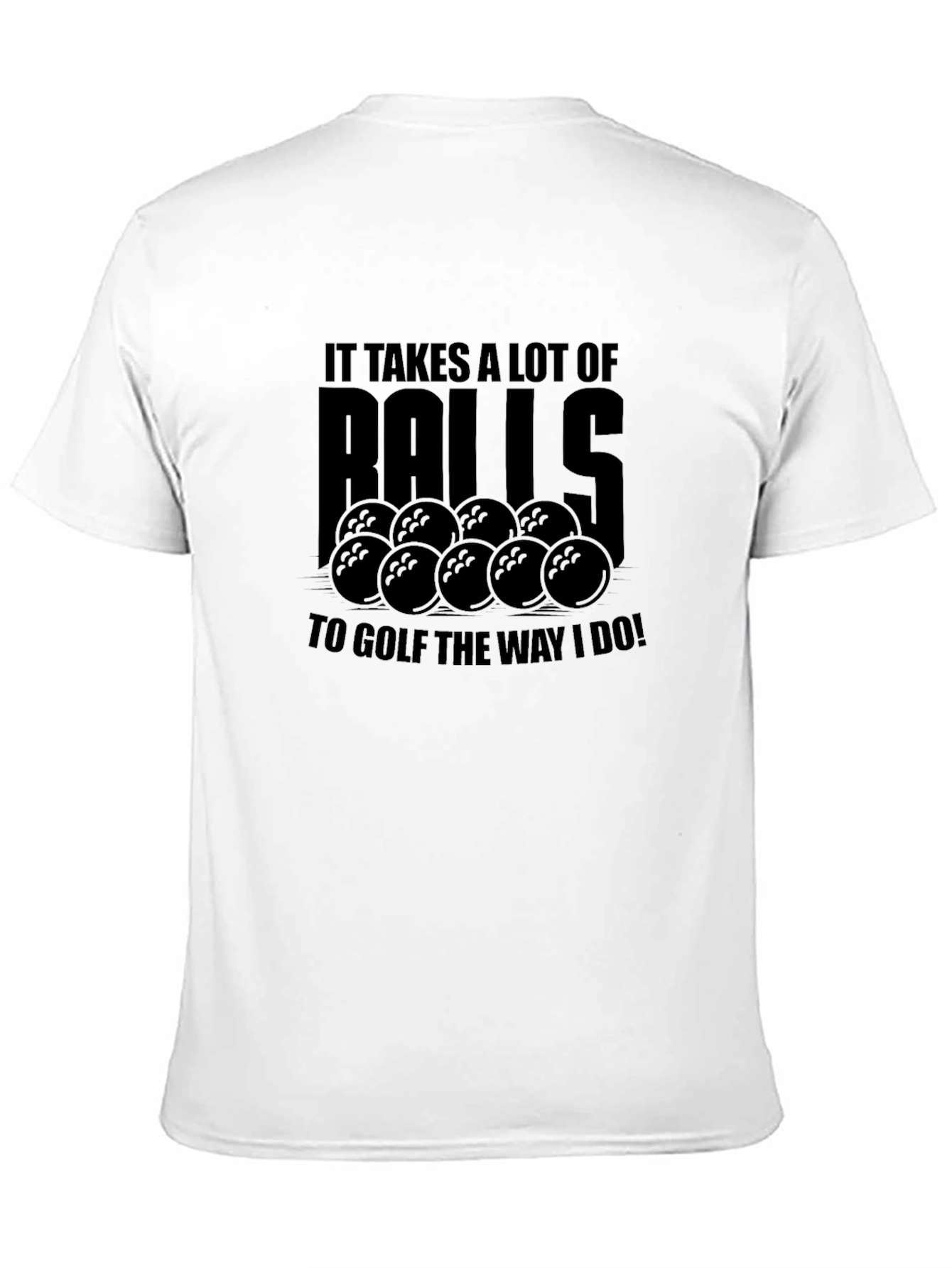 Humorous Golf Balls Graphic Tee