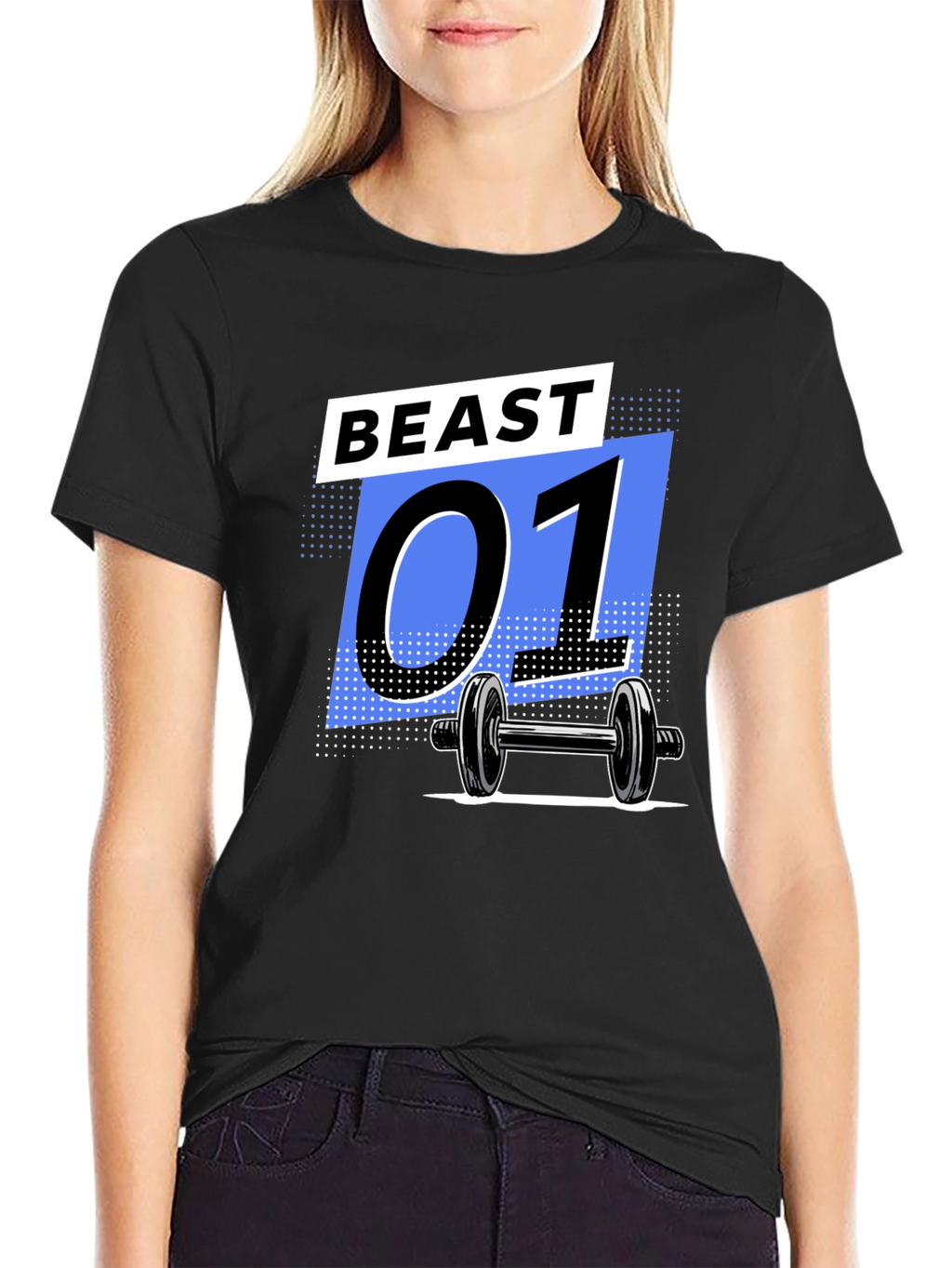 Beast 01 Gym Black T-Shirt
