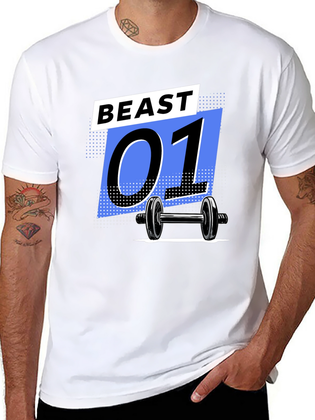Beast 01 Gym Black T-Shirt