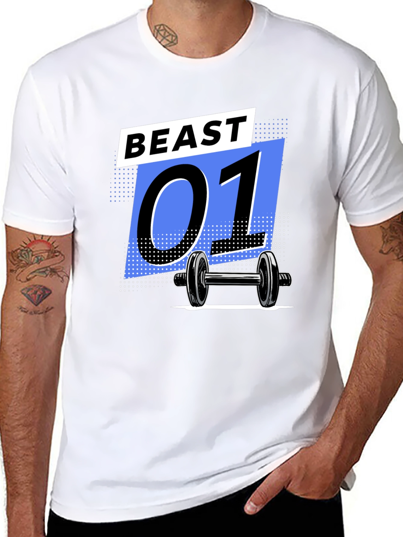 Beast 01 Gym Black T-Shirt