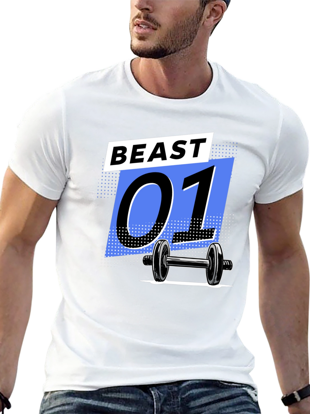 Beast 01 Gym Black T-Shirt