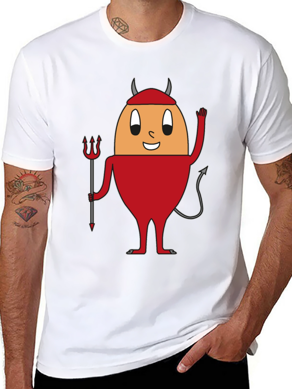 Devil Egg Graphic T-Shirt - Funny & Unique