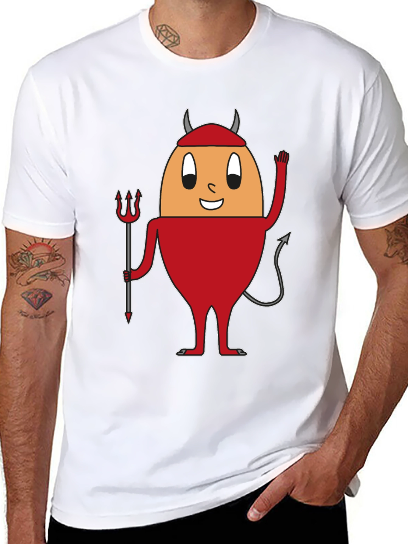 Devil Egg Graphic T-Shirt - Funny & Unique