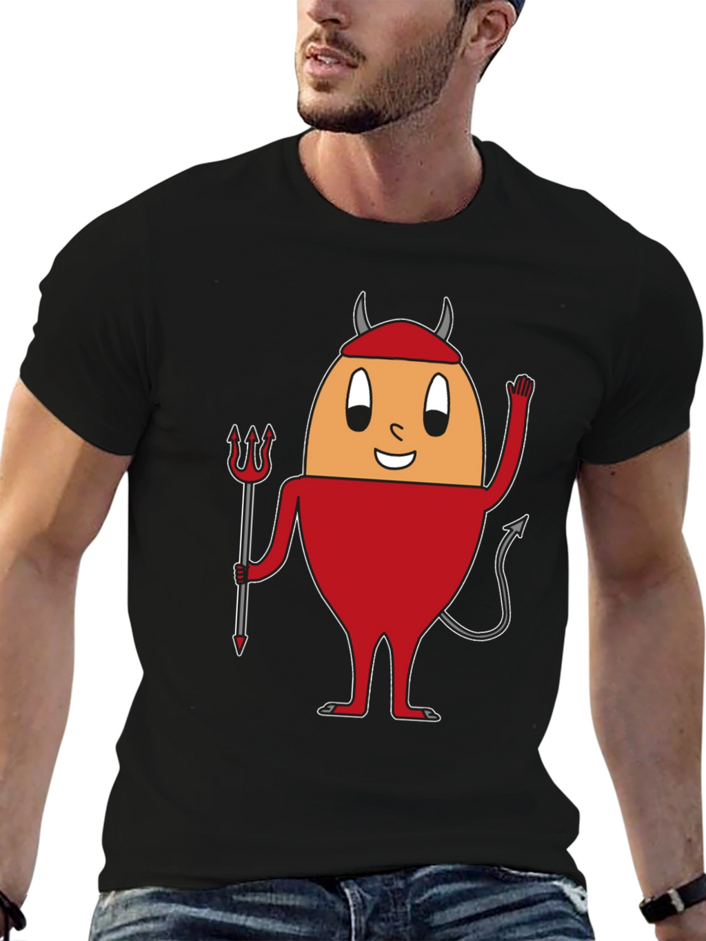Devil Egg Graphic T-Shirt - Funny & Unique