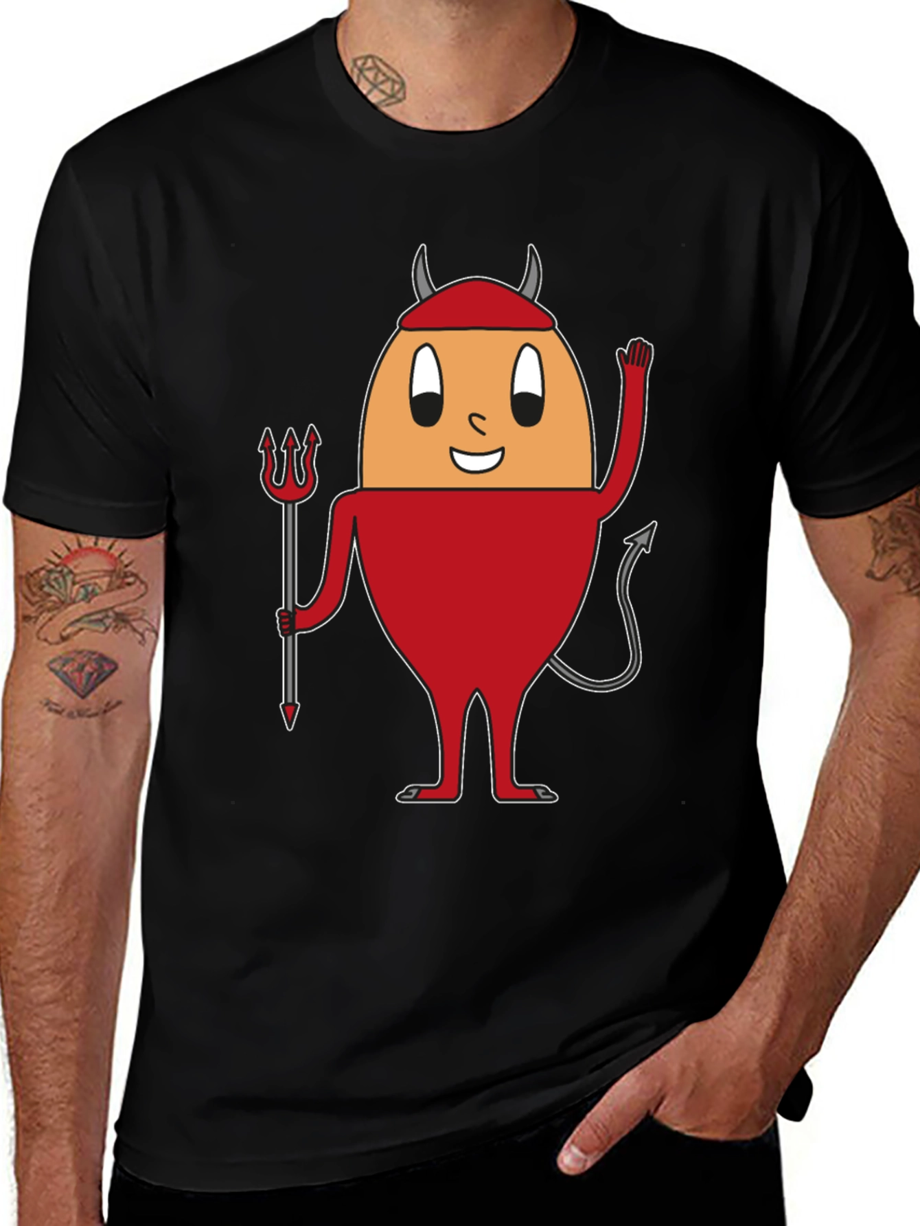 Devil Egg Graphic T-Shirt - Funny & Unique