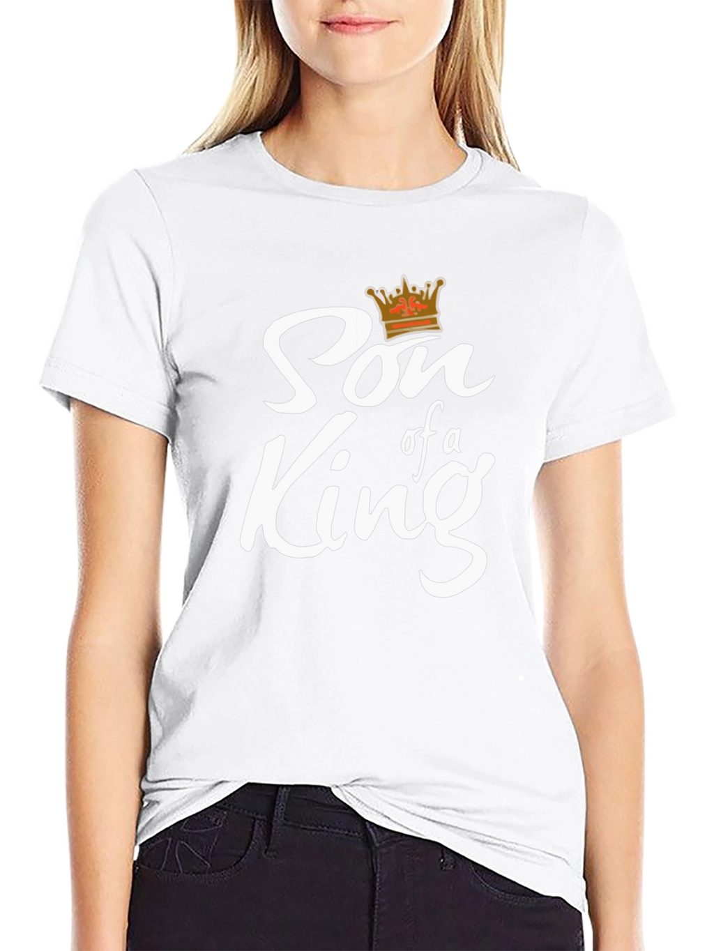 Son of a King Black Graphic Tee