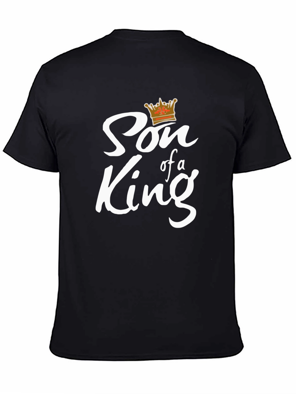 Son of a King Black Graphic Tee