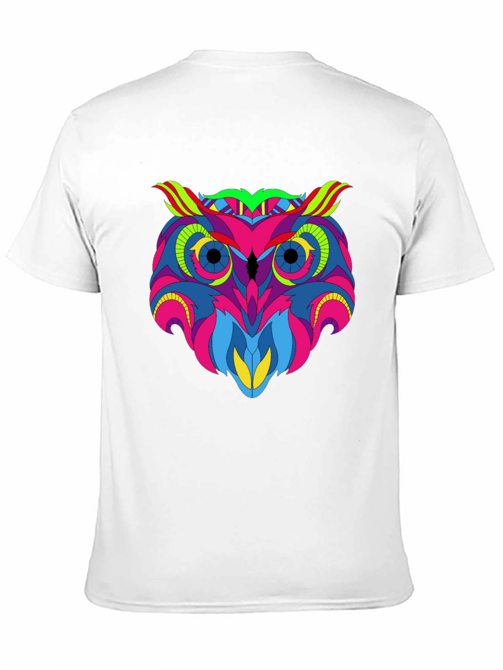 Vivid Owl Graphic Tee - Mens Black T-Shirt