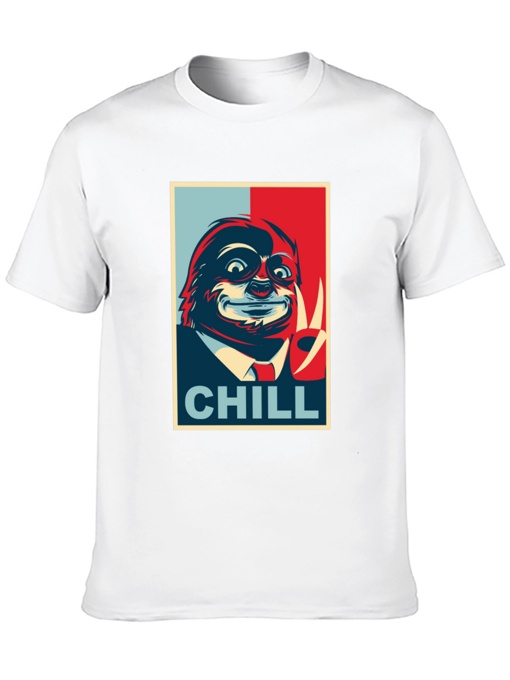 Chill Sloth Graphic Tee - Relaxed Vibe