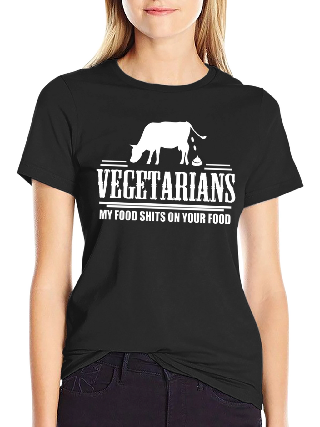 Vegetarians My Food Shits On Your Food T-Shirt