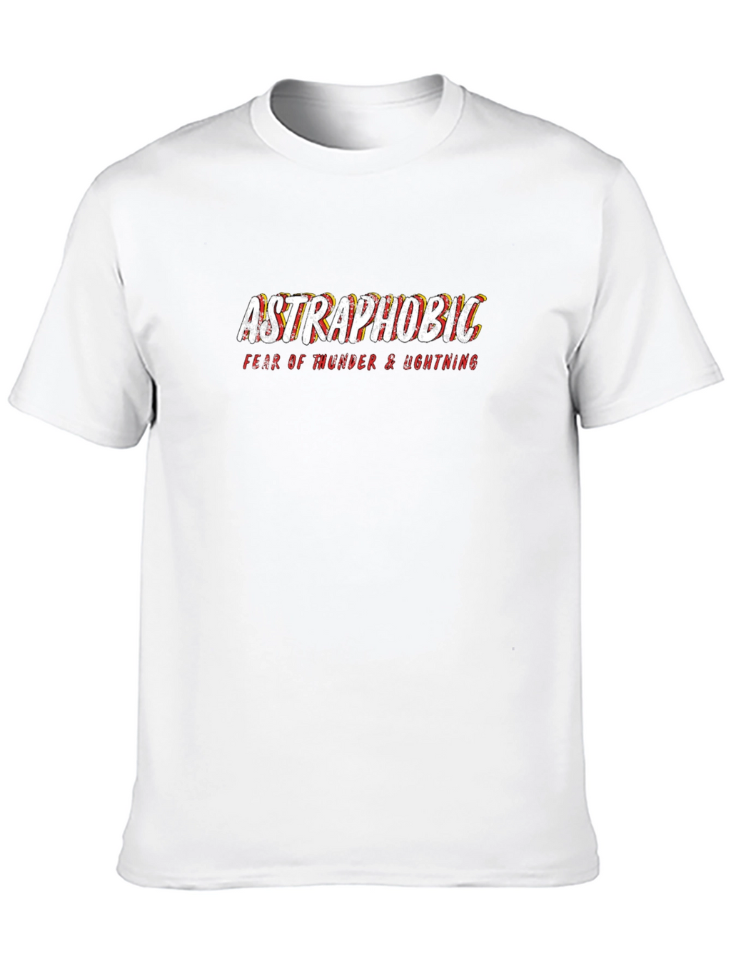 Astraphobic T-Shirt: Fear of Thunder & Lightning Tee