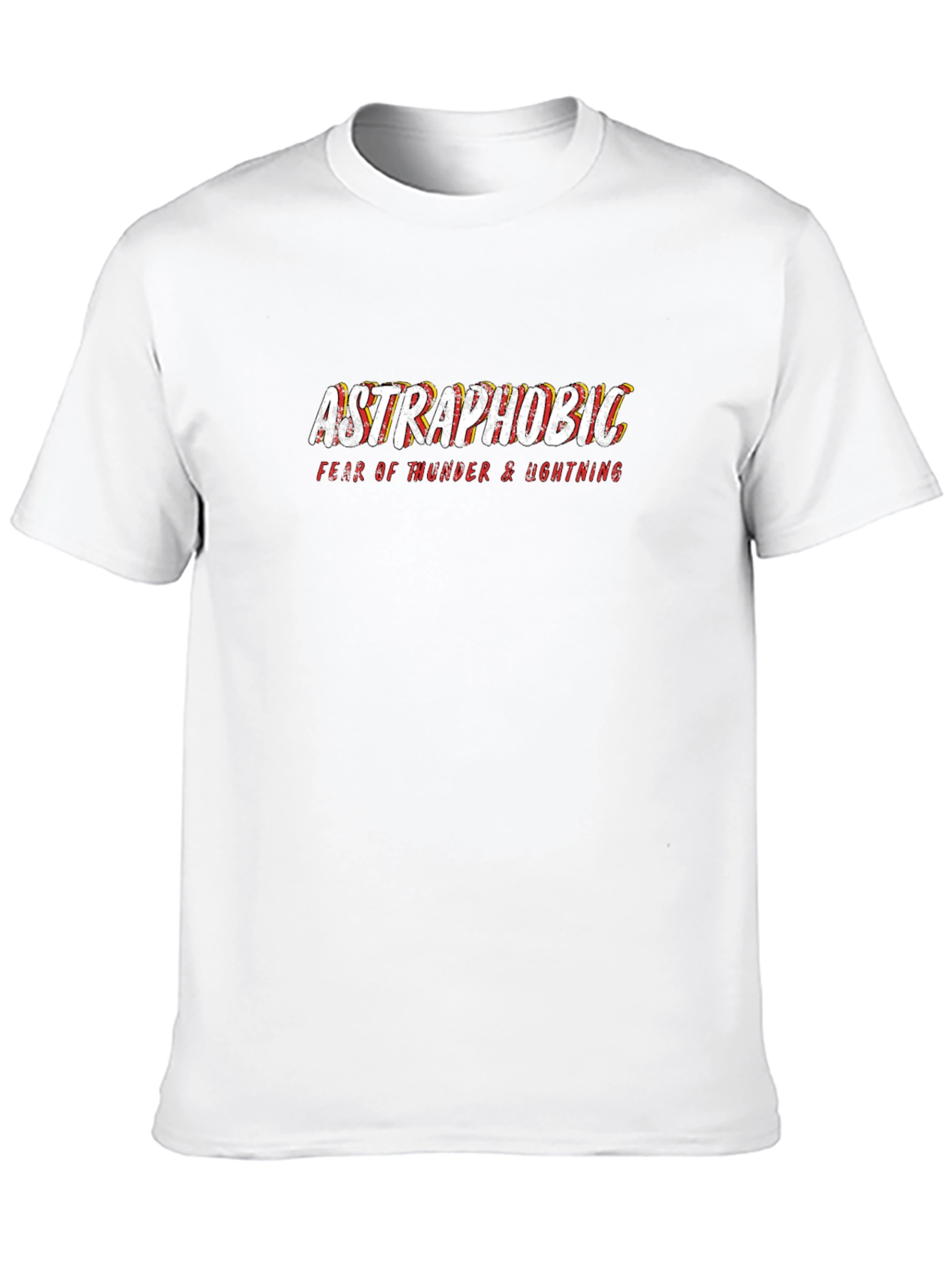 Astraphobic T-Shirt: Fear of Thunder & Lightning Tee
