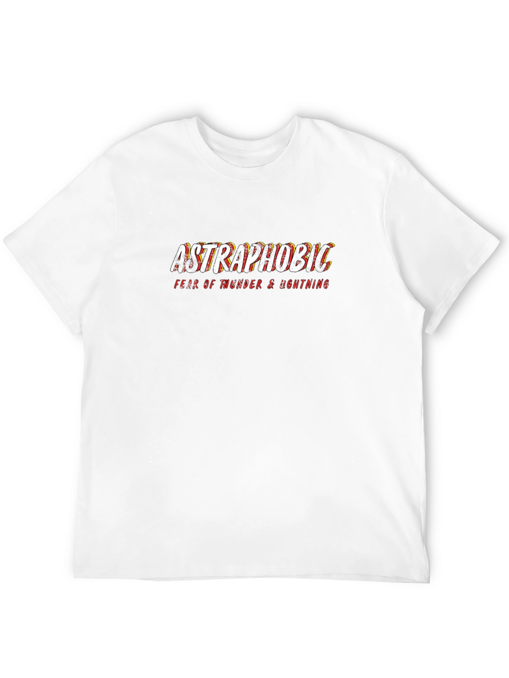 Astraphobic T-Shirt: Fear of Thunder & Lightning Tee