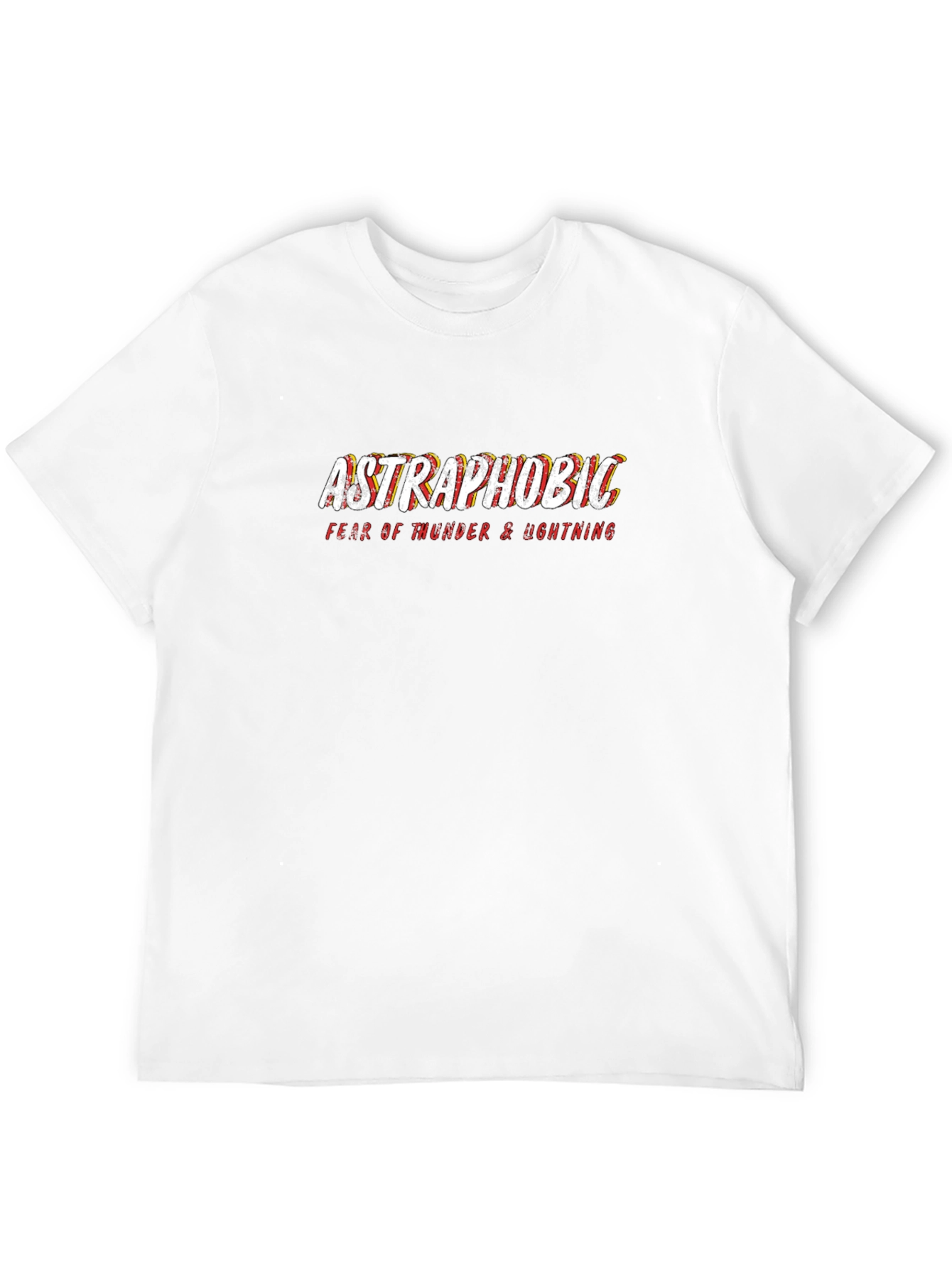 Astraphobic T-Shirt: Fear of Thunder & Lightning Tee