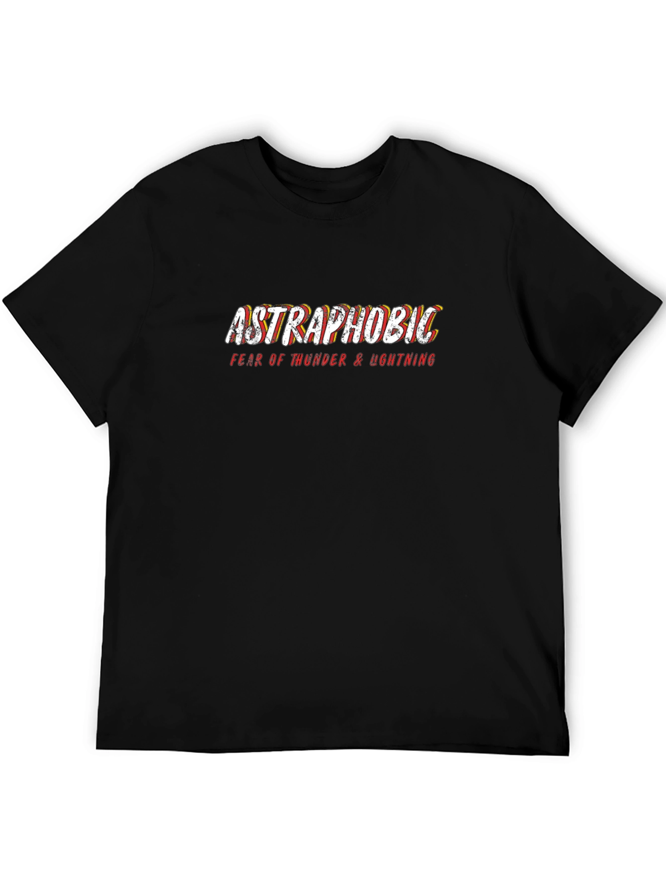 Astraphobic T-Shirt: Fear of Thunder & Lightning Tee
