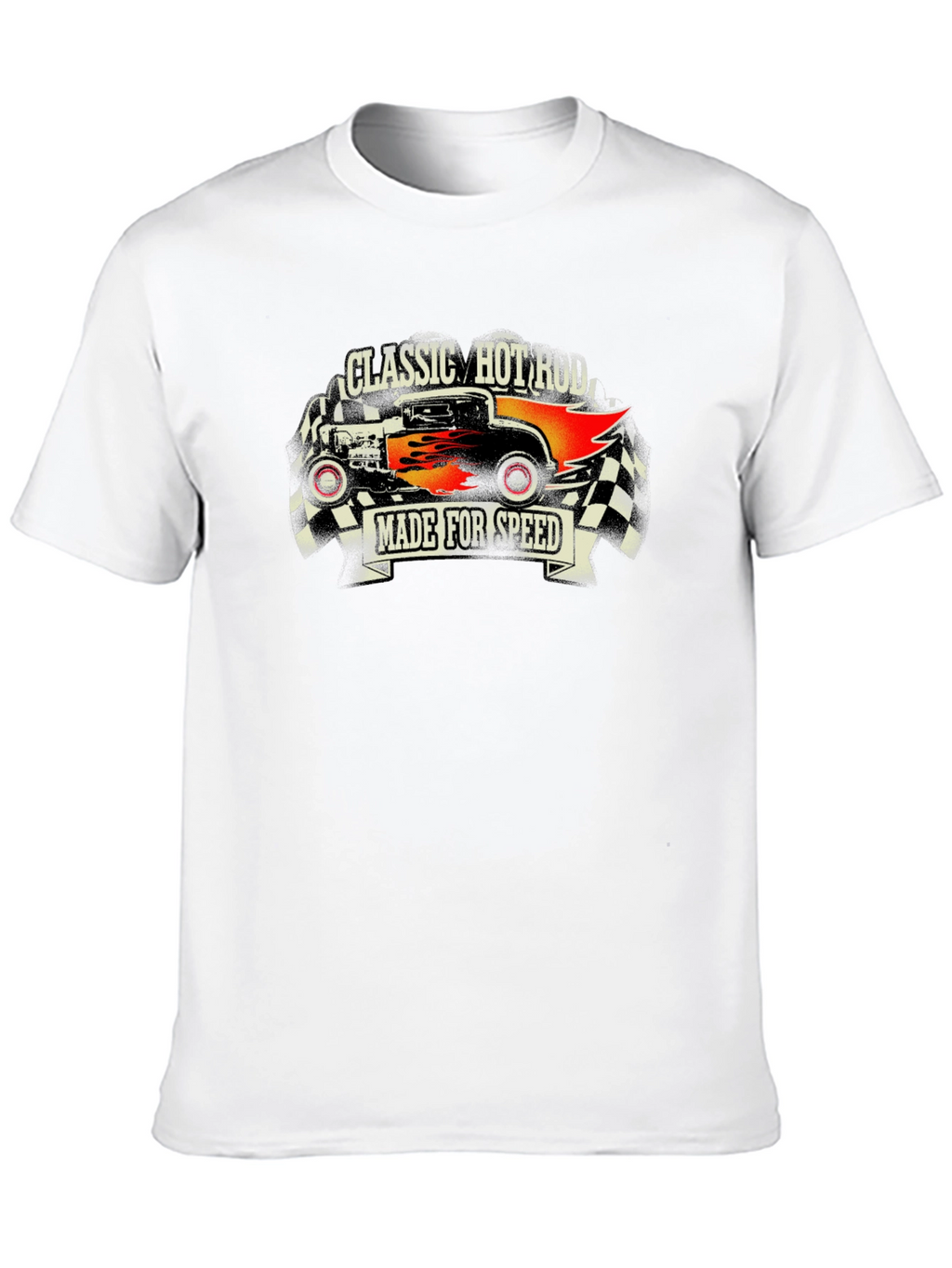Classic Hot Rod Car Graphic T-Shirt