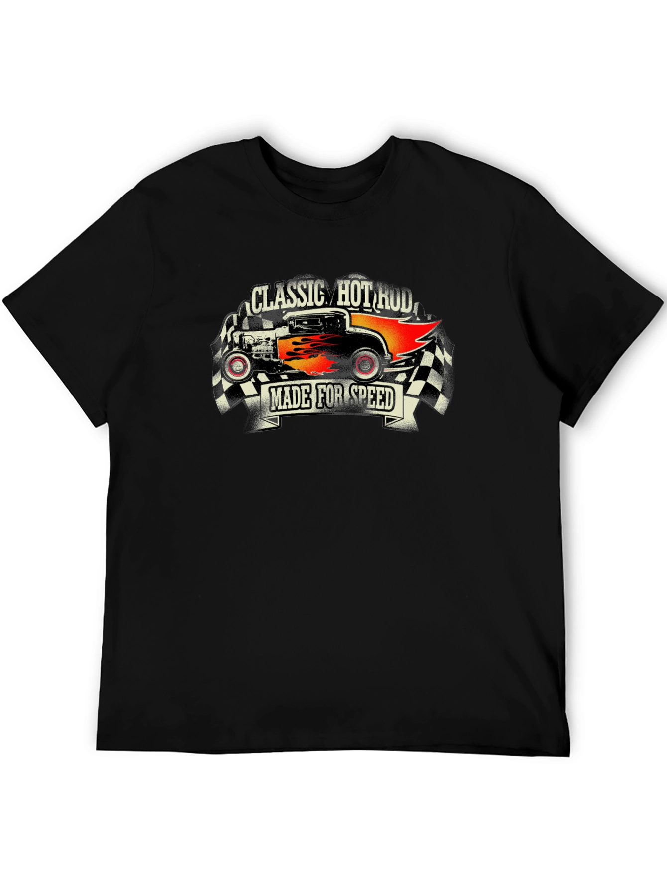 Classic Hot Rod Car Graphic T-Shirt