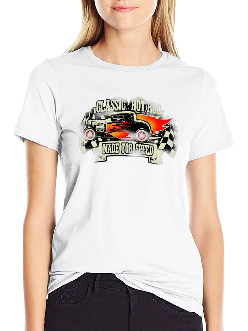 Classic Hot Rod Car Graphic T-Shirt