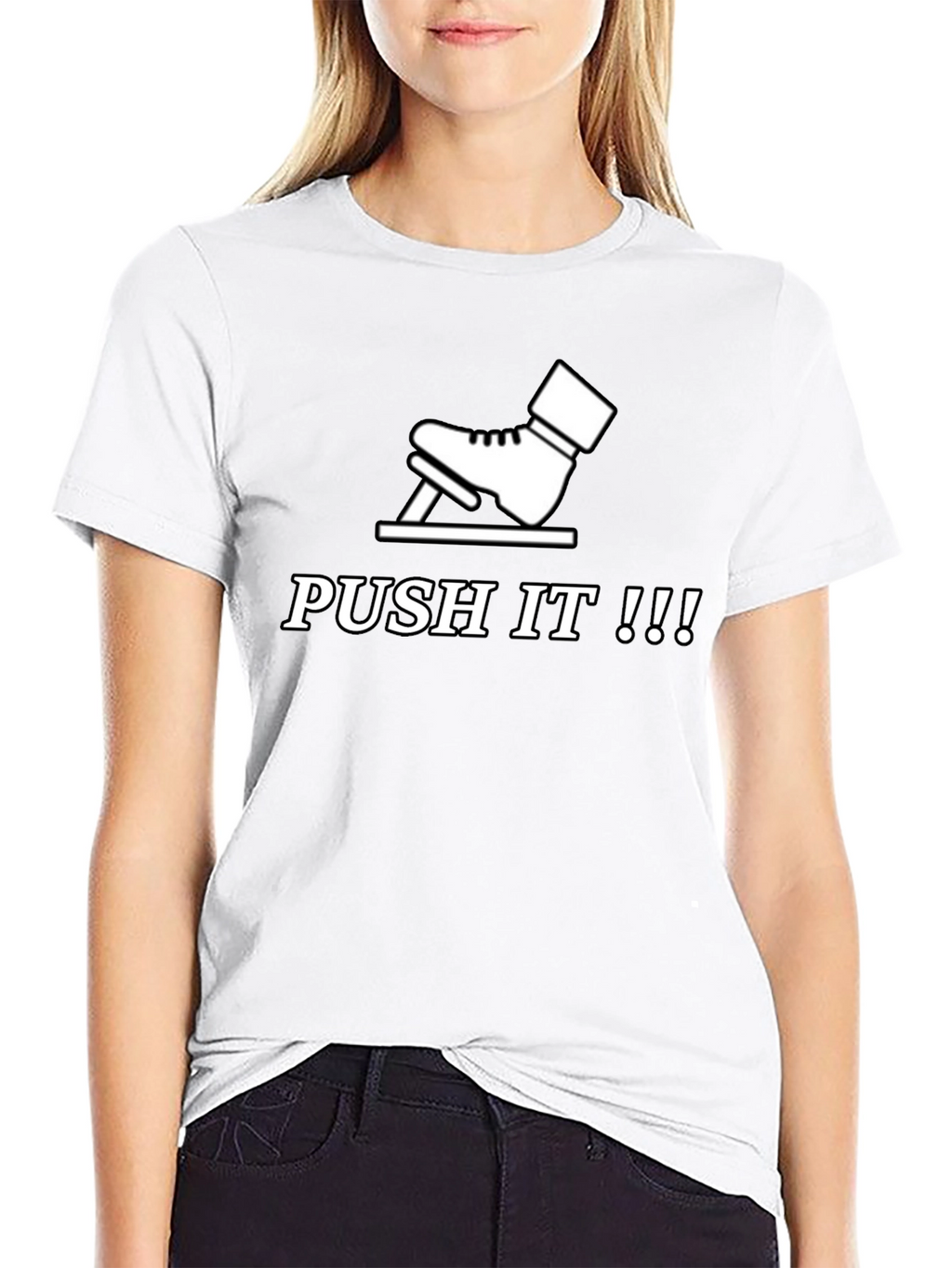 Push It T-Shirt - Funny Skateboarding Tee