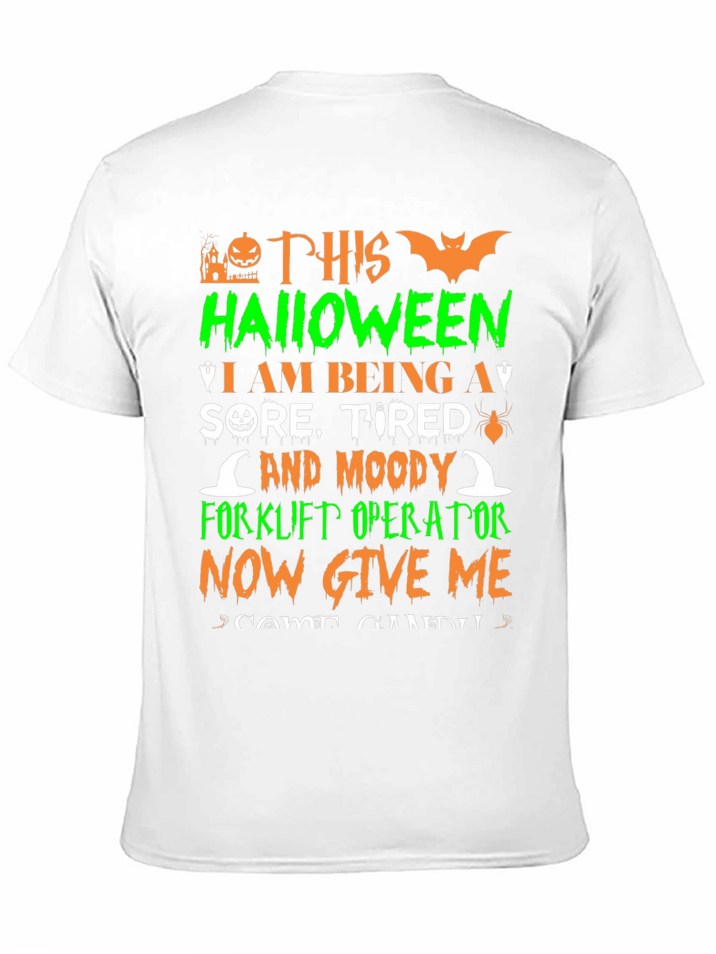 Halloween Forklift Operator T-Shirt