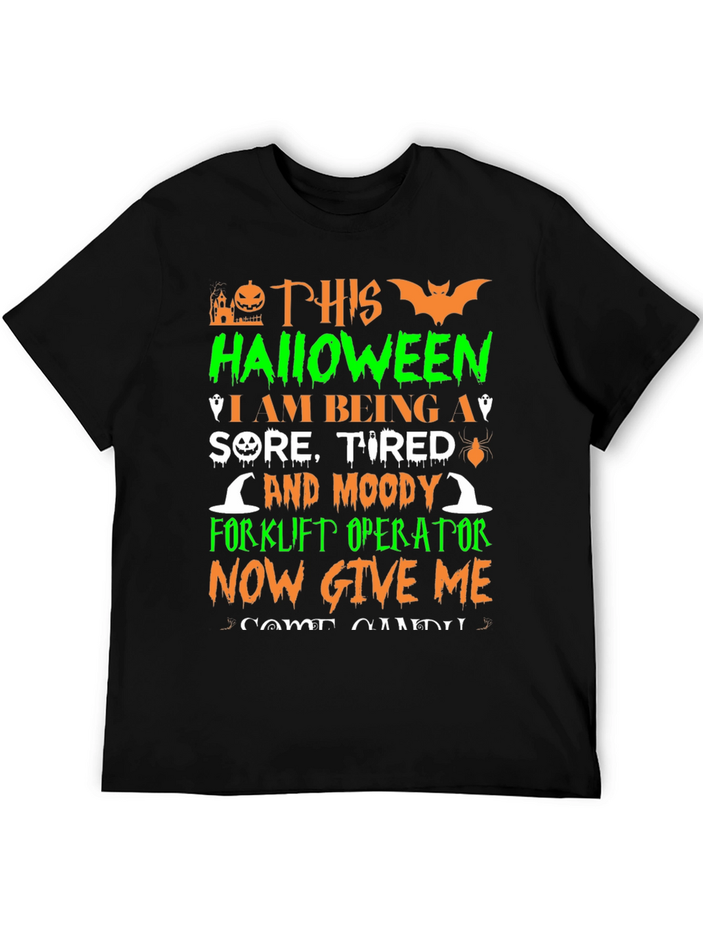 Halloween Forklift Operator T-Shirt