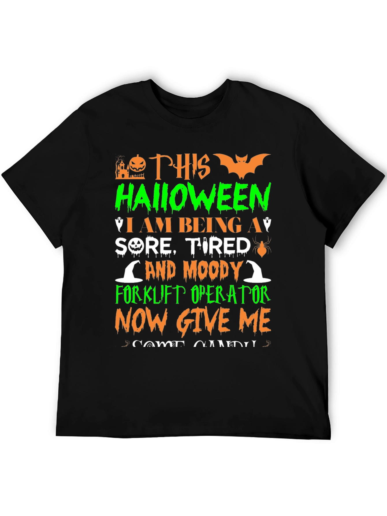 Halloween Forklift Operator T-Shirt