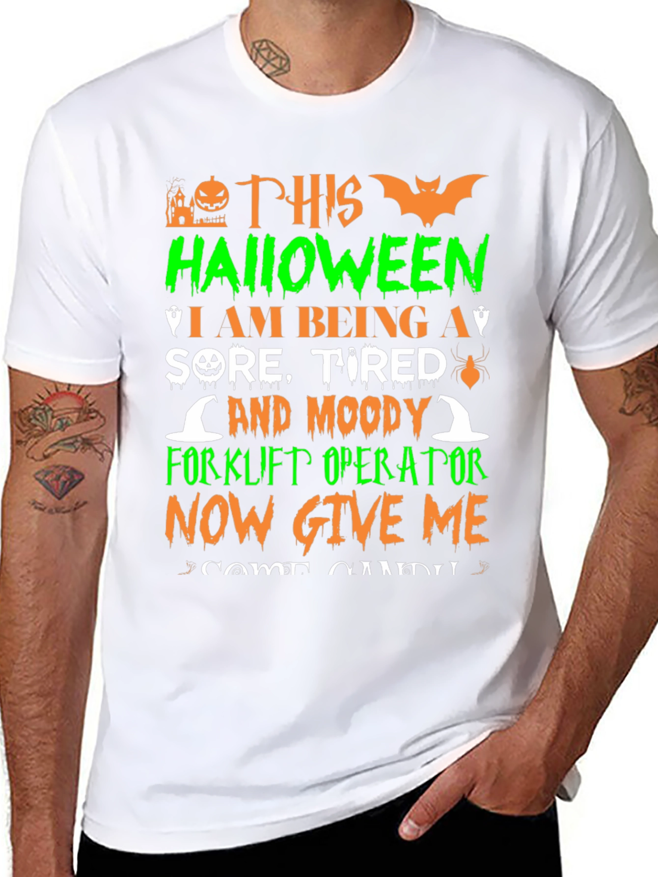 Halloween Forklift Operator T-Shirt