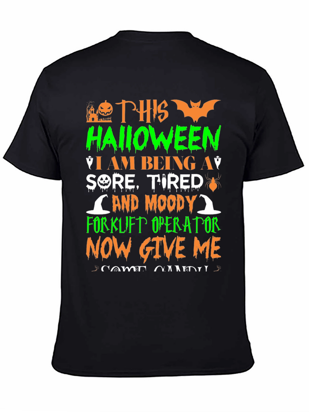 Halloween Forklift Operator T-Shirt