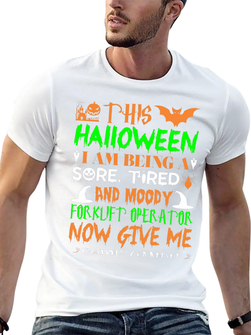 Halloween Forklift Operator T-Shirt