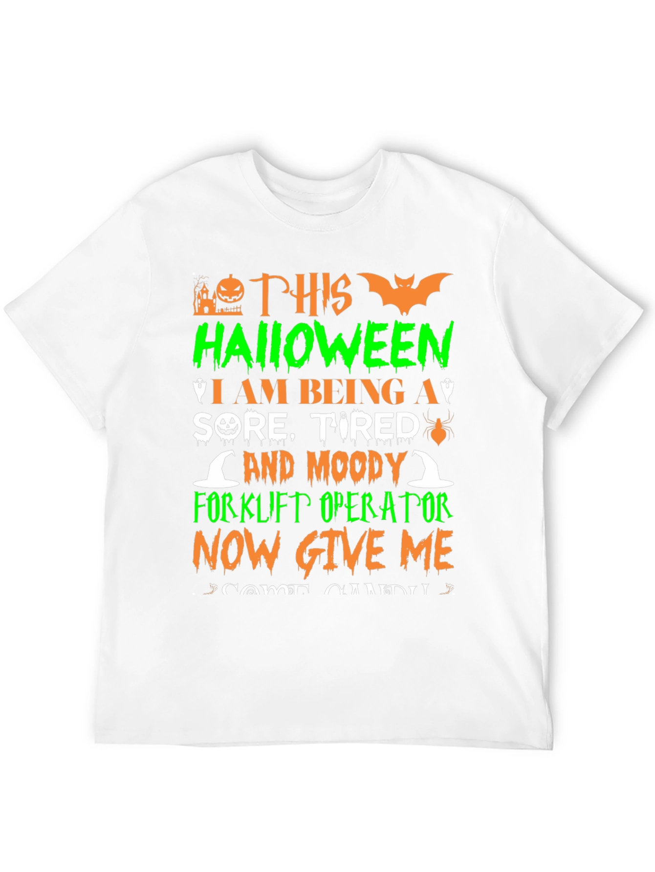 Halloween Forklift Operator T-Shirt