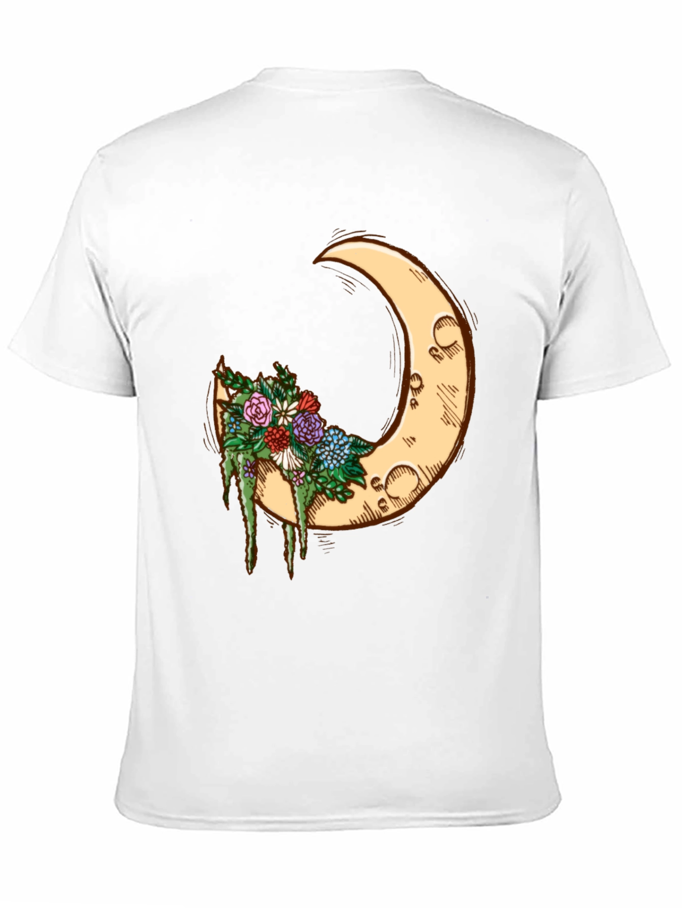 Crescent Moon Floral Tee