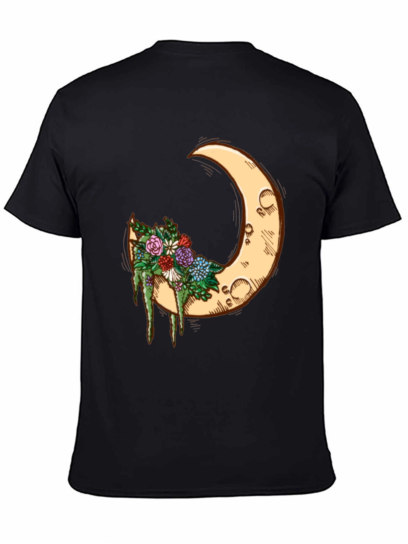 Crescent Moon Floral Tee