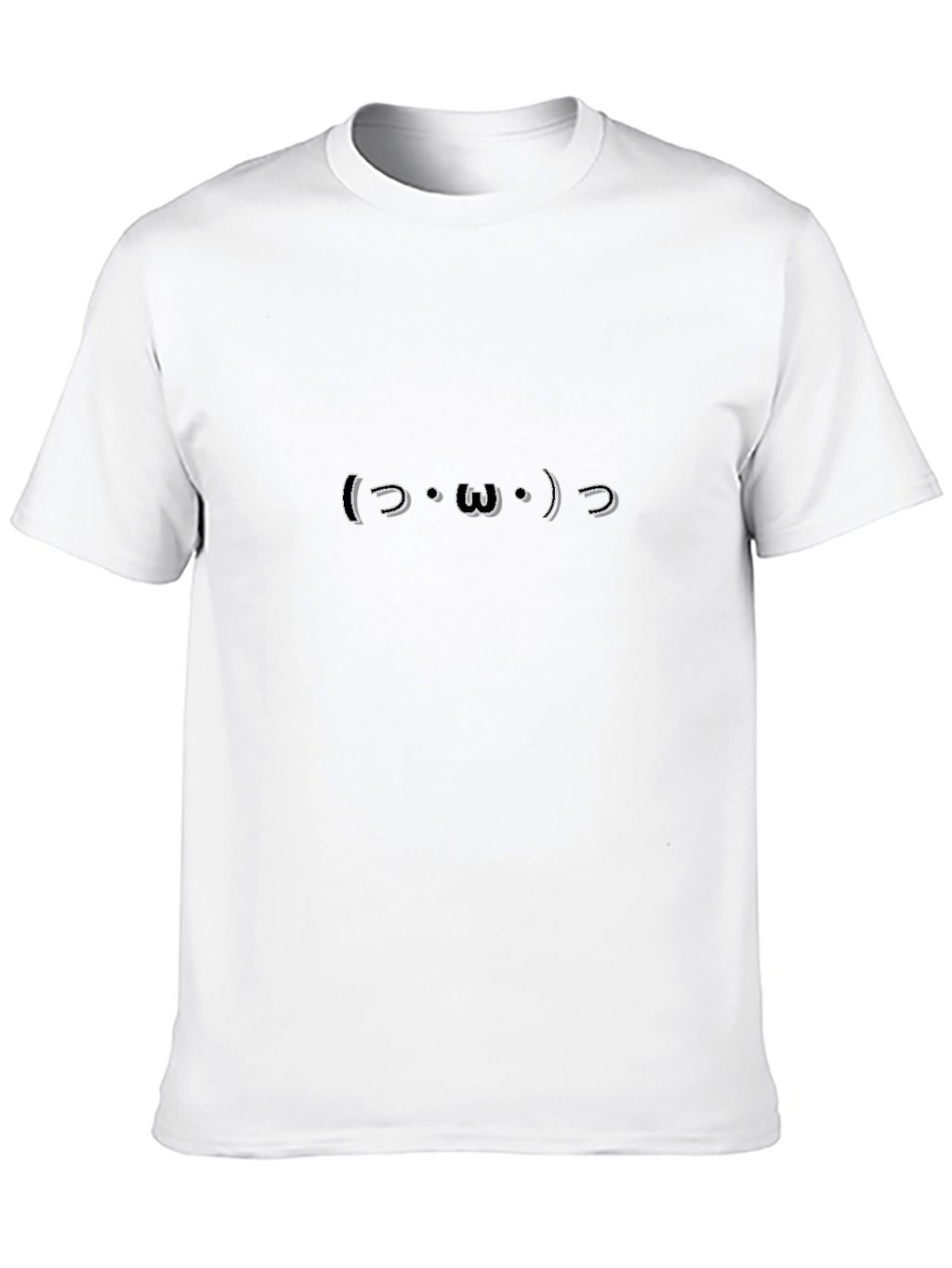 Cute OwO Face Black T-Shirt