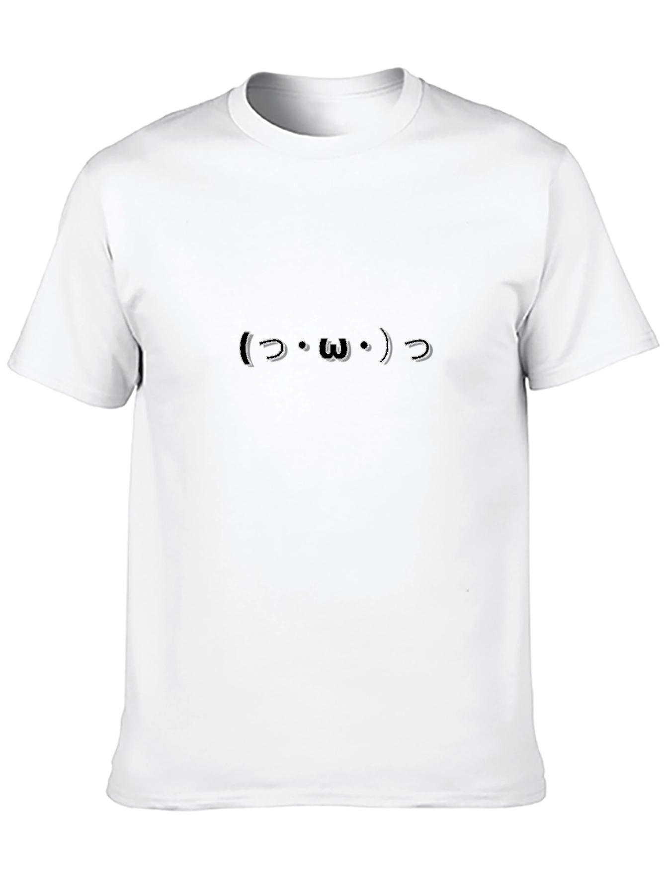 Cute OwO Face Black T-Shirt