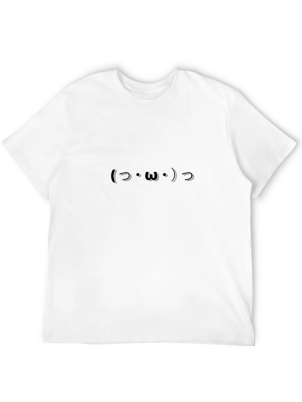 Cute OwO Face Black T-Shirt