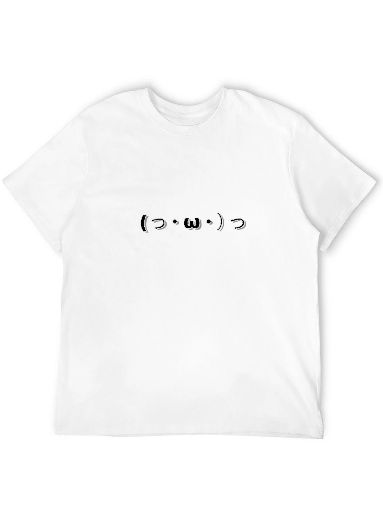 Cute OwO Face Black T-Shirt