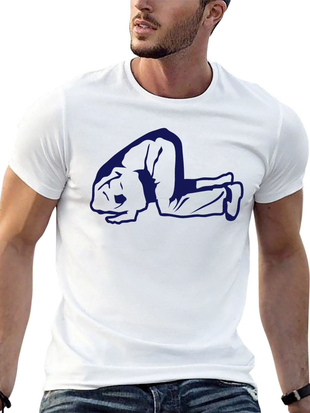 Praying Figure Graphic Tee