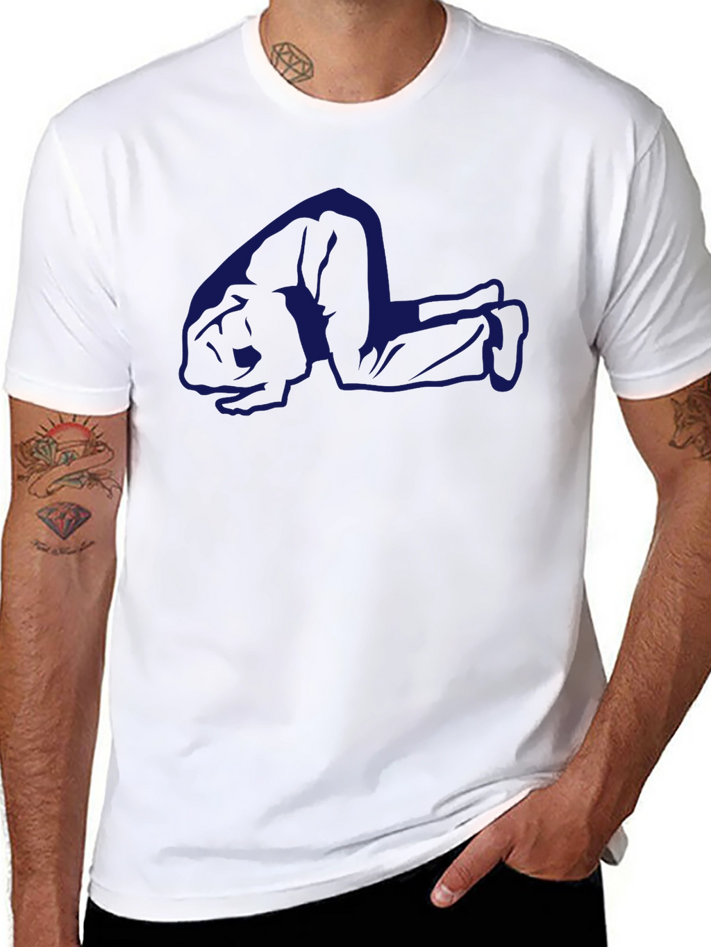 Praying Figure Graphic Tee
