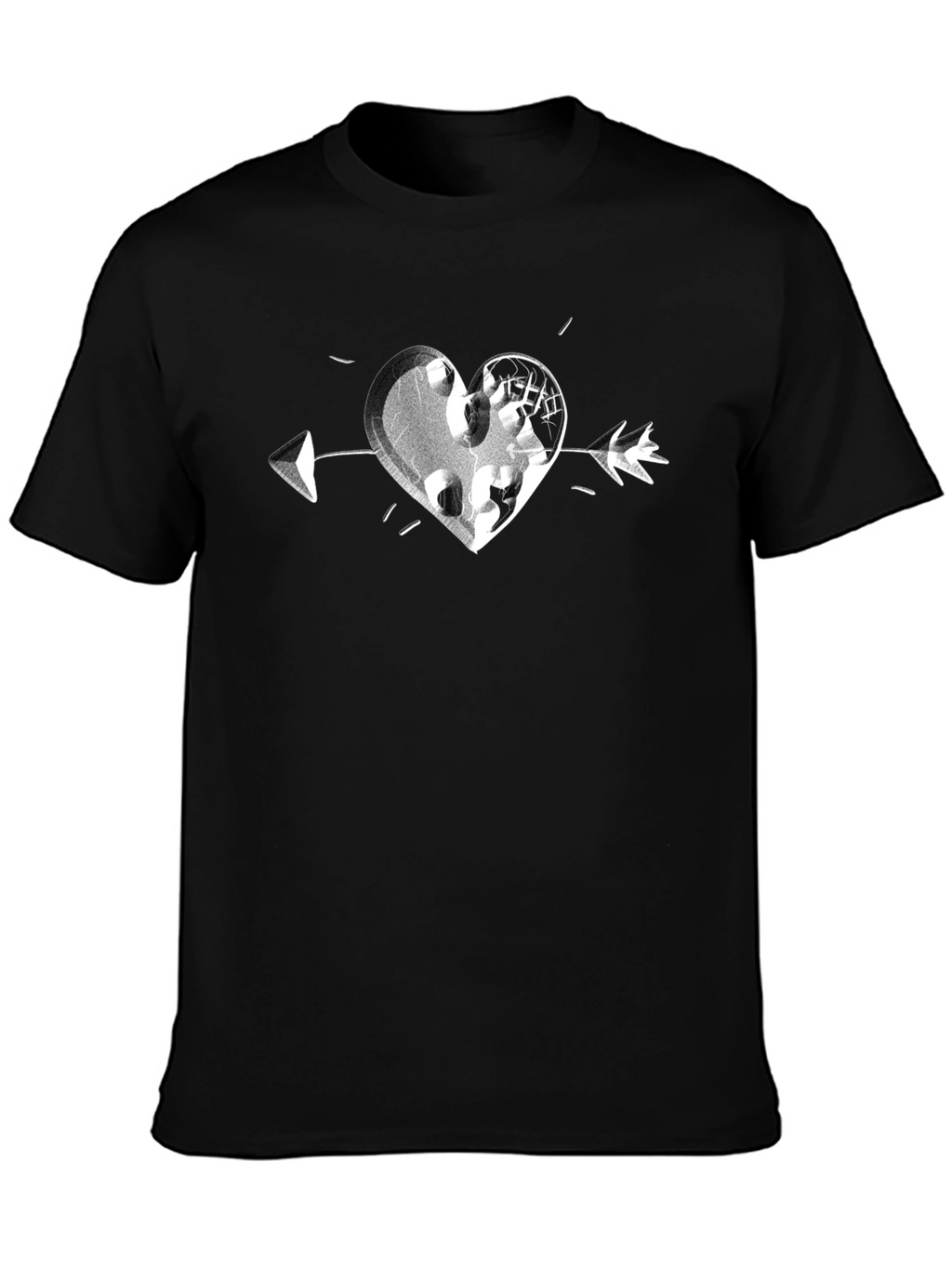Heart Arrow Graphic Tee - Casual Comfort
