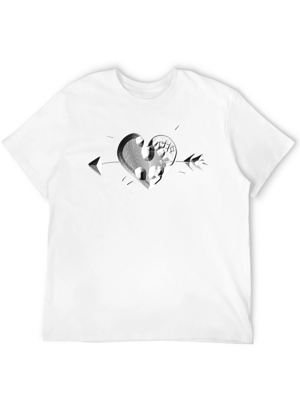 Heart Arrow Graphic Tee - Casual Comfort